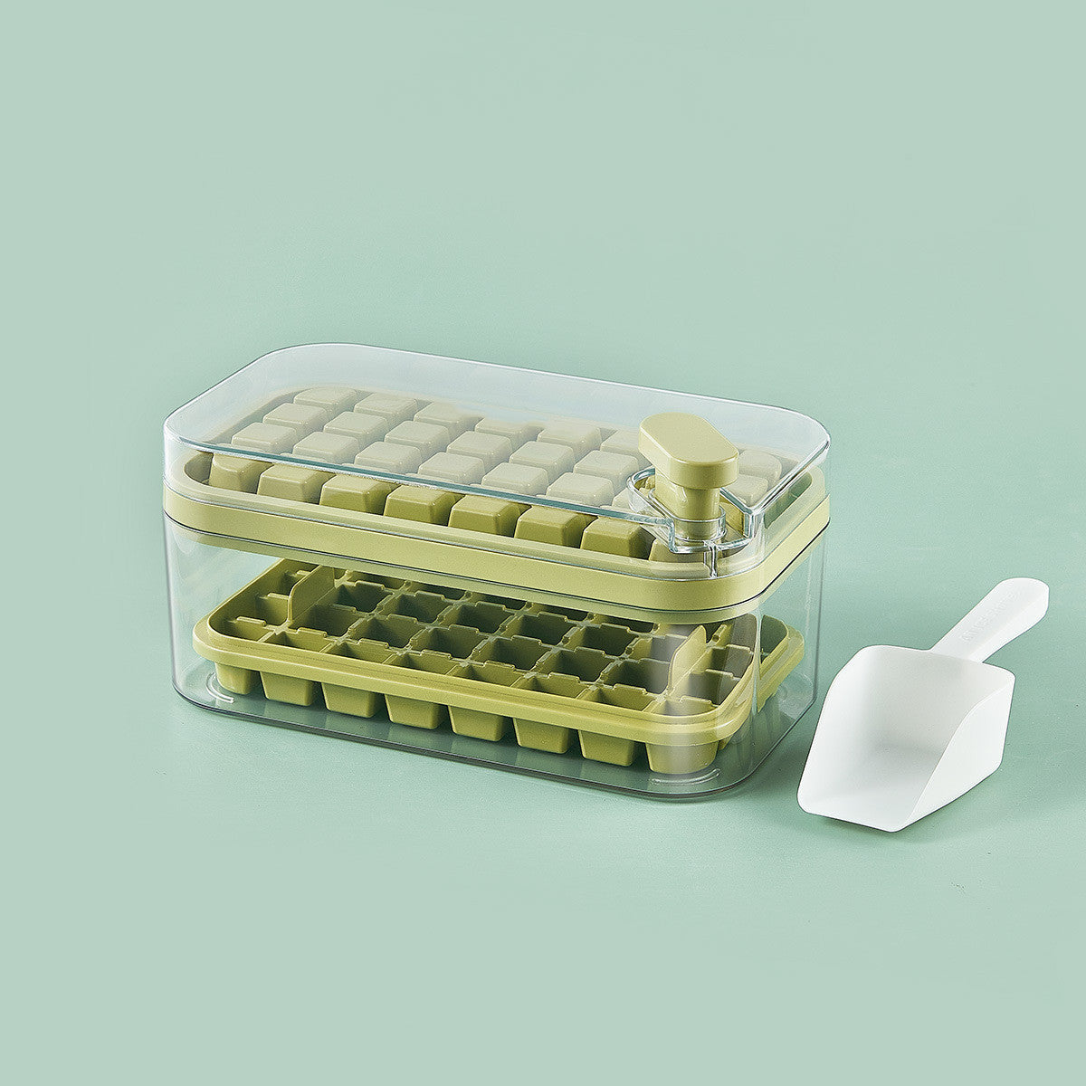 Lazy Ice Cube Tray with Storage Box - Premium Peaks