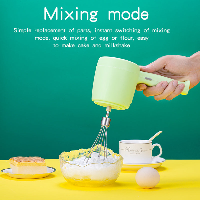 2-In-1 USB Multifunctional Hand Mixer & Food Processor - Premium Peaks