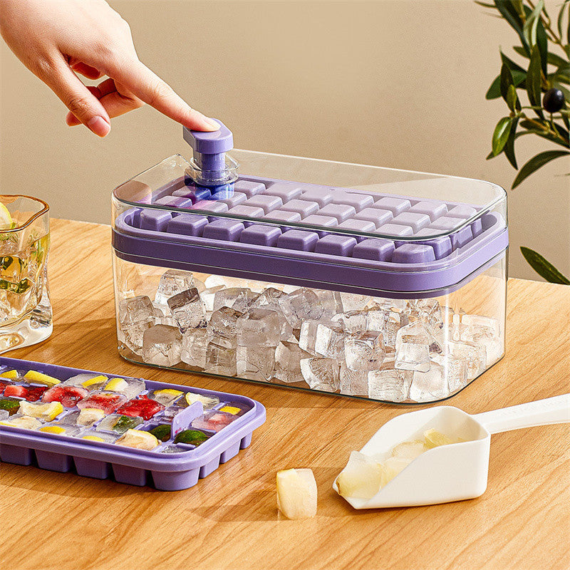 Lazy Ice Cube Tray with Storage Box - Premium Peaks