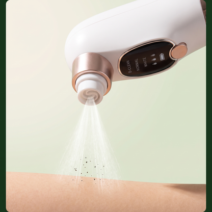 Macro of the Updraft Pore Vacuum suction in action