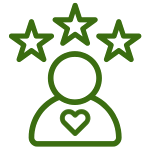 5 star ratings icon
